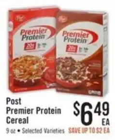 Haggen Food Post Premier Protein Cereal offer