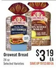 Haggen Food Oroweat Bread offer