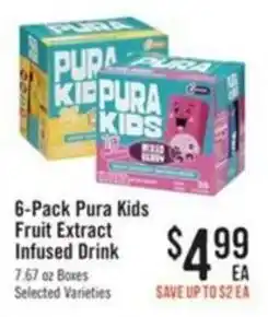 Haggen Food Pura Kids Fruit Extract Infused Drink offer