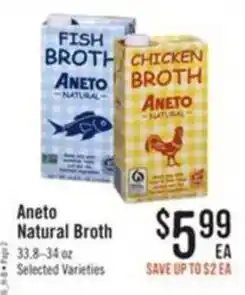 Haggen Food Aneto Natural Broth offer