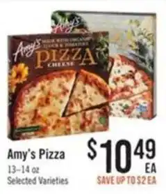 Haggen Food Amy's Pizza offer