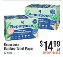 Haggen Food Repurpose bamboo toilet paper offer