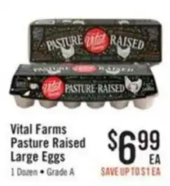 Haggen Food Vital Farms Pasture Raised Large Eggs offer