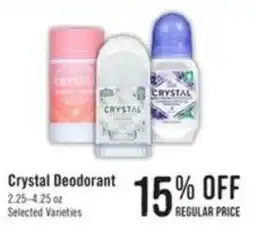 Haggen Food Crystal Deodorant offer