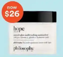 Ulta Beauty Philosophy hope moisturizer offer