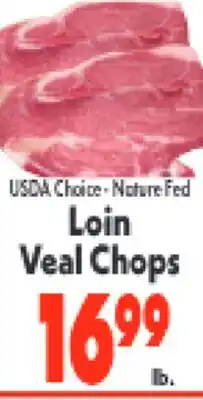 Marino's Supermarket USDA Choice - Nature Fed Loin Veal Chops offer