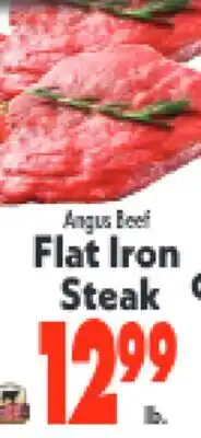 Marino's Supermarket Angus Beef Flat Iron Steak offer