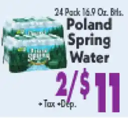 Marino's Supermarket Poland Spring Water offer