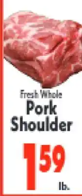 Marino's Supermarket Fresh Whole Pork Shoulder offer