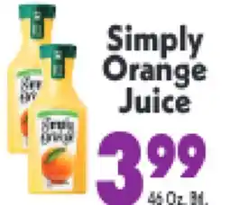 Marino's Supermarket Simply Orange Juice offer