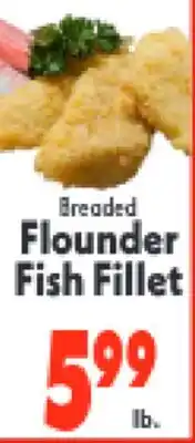 Marino's Supermarket Breaded Flounder Fish Fillet offer