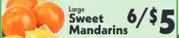 Marino's Supermarket Large Sweet Mandarins offer