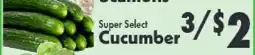 Marino's Supermarket Stamons Super Select Cucumber offer