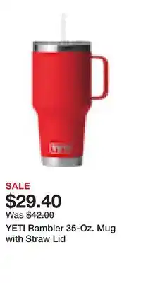 Cabela's YETI Rambler 35-Oz. Mug with Straw Lid offer
