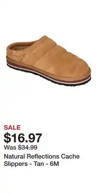 Cabela's Natural Reflections Cache Slippers - Tan - 6M offer