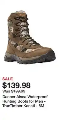 Cabela's Danner Alsea Waterproof Hunting Boots for Men - TrueTimber Kanati - 8M offer