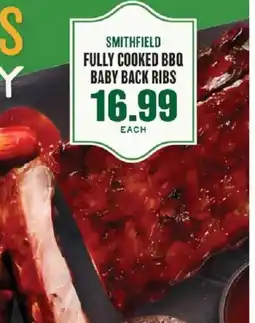 Lowes Foods Fully cooked bbq baby back ribs offer