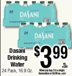 Big Saver Foods Dasani Drinking Water offer