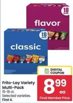 Safeway Frito-Lay Variety Multi-Pack offer