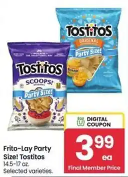 Safeway Frito-Lay Party Size! Tostitos offer