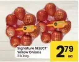 Safeway Signature Select Yellow Onions offer