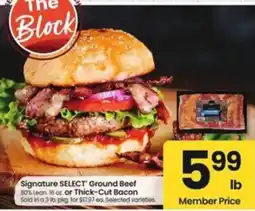 Safeway The Block Signature SELECT Ground Beef offer
