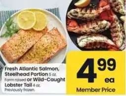 Safeway Fresh Atlantic Salmon, Steelhead Portion offer
