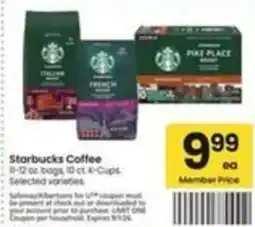 Safeway Starbucks Coffee offer