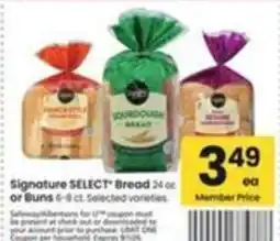 Safeway Signature Select Bread offer