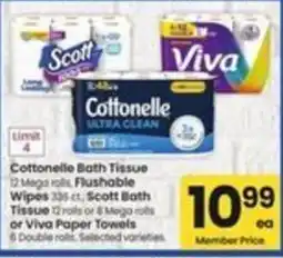 Safeway Cottonelle Bath Tissue offer