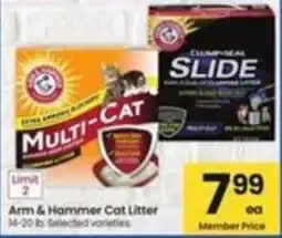 Safeway Arm & Hammer Cat Litter offer