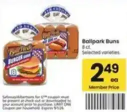 Safeway Ballpark Buns offer