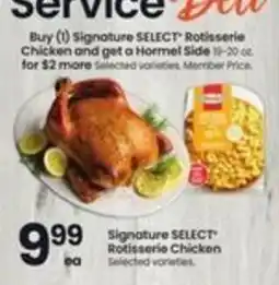 Safeway Signature SELECT Rotisserie Chicken offer