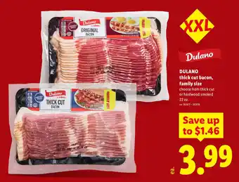 Dulano thick cut bacon
