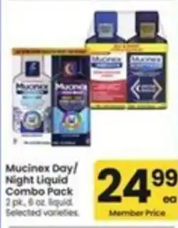 Safeway Mucinex Day/Night Liquid Combo Pack offer