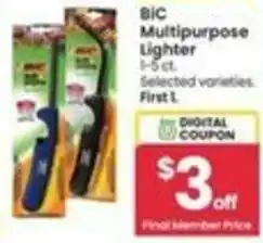Safeway Bic Multipurpose Lighter offer