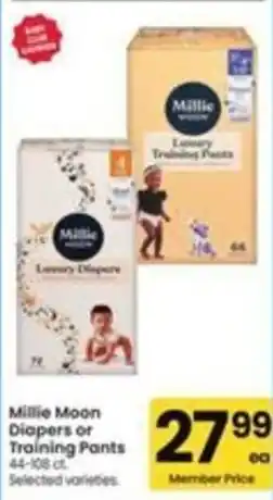 Safeway Millie Moon Diapers or Training Pants offer