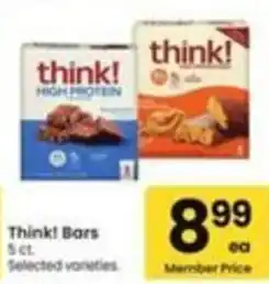 Safeway Think! Bars offer