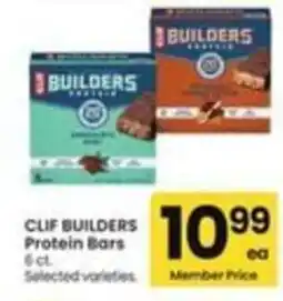 Safeway Clif Builders Protein Bars offer