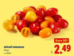 Lidl mixed tomatoes offer
