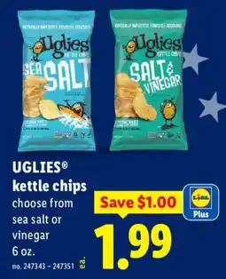 Lidl Uglies kettle chips offer