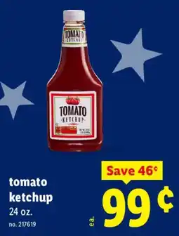Lidl tomato ketchup offer