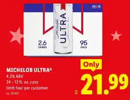 Lidl Michelob Ultra offer