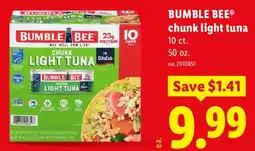 Lidl Bumble Bee chunk light tuna offer