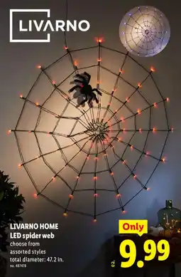 Lidl Livarno home led spider web offer