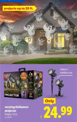 Lidl Bright Basics rotating Halloween projector offer