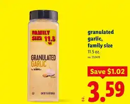 Lidl Lidl granulated garlic offer