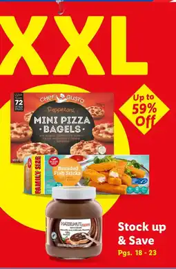 Lidl Chef gusto mini pizza bagels offer