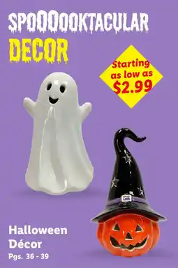Lidl Halloween Decor offer