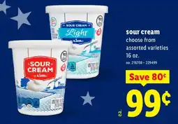 Lidl Sour Cream by Lidl offer